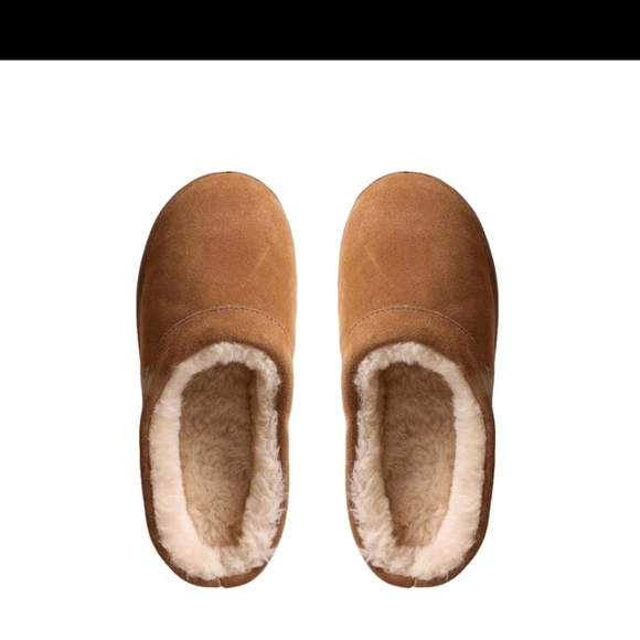 Lamo Jules Women's Clog Premium Suede Slip-On - Chestnut - Picture 5 of 8